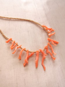 coral necklace